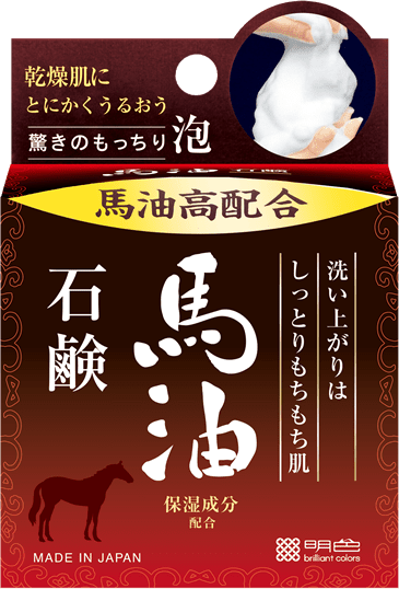 明色化粧品 明色うるおい泡美人 馬油石鹸